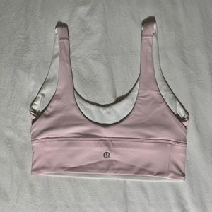 Lululemon - Pink/White - Reversible Align Bra - Sz 4